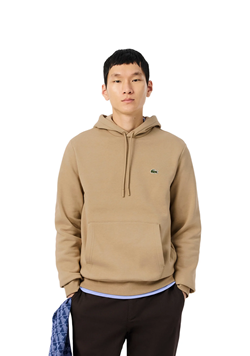 Felpa con cappuccio in pile Beige SH9623-02S